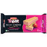 Britannia Treat Rich Creme Strawberry Flavoured Wafers, 50G